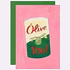 Olive You Valentine's Day Card