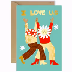 I Love Us Valentine's Day Card