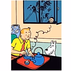 Taking Tea Plastic Sleeve