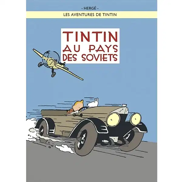 Tintin Au Pays Des Soviets Colour Postcard