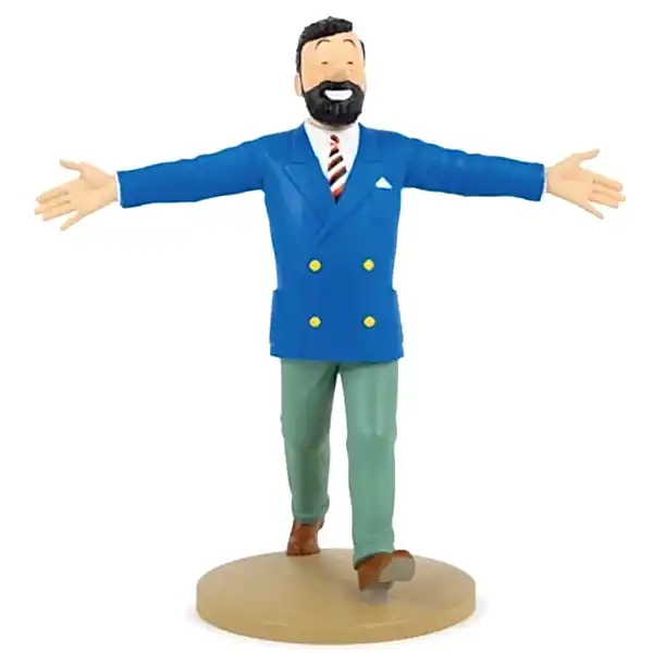 Haddock Blue Jacket Arms Out Figure