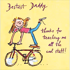 Quentin Blake Bestest Daddy Father's Day Card