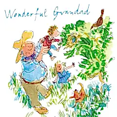 Quentin Blake Wonderful Grandad Father's Day Card