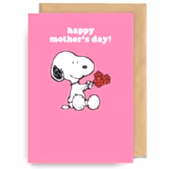 Snoopy Happy Mother's Day Card