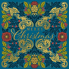 Highlands Floral Luxury Christmas Card Box of 8