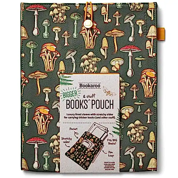 Botanical Mushrooms Book Pouch
