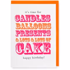 Its Time for Candles J. Faulkner Birthday Card