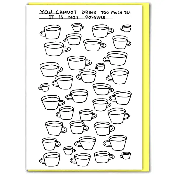 Too Much Tea Card