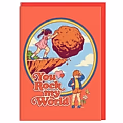 You Rock My World Valentines Day Card