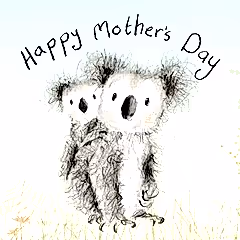 Mother's Day Koalas Card