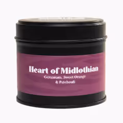 Heart of Midlothian Large Tin Candle by Paper Tiger