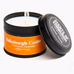 Edinburgh Castle Small Tin Candle by Paper Tiger