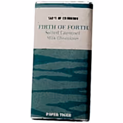 Firth of Forth Salted Caramel Milk Chocolate Bar by Paper Tiger