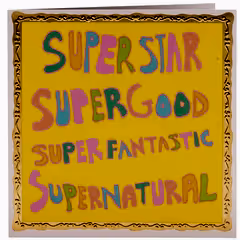 Superstar Supergood card