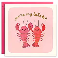You're my Lobster Square Card