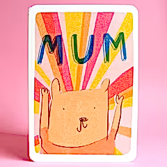 MUM Bear Card
