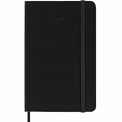 Moleskine 2026 12M Daily Planner Pocket Black Hardcover