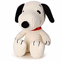 Snoopy Cream Corduroy Teddy