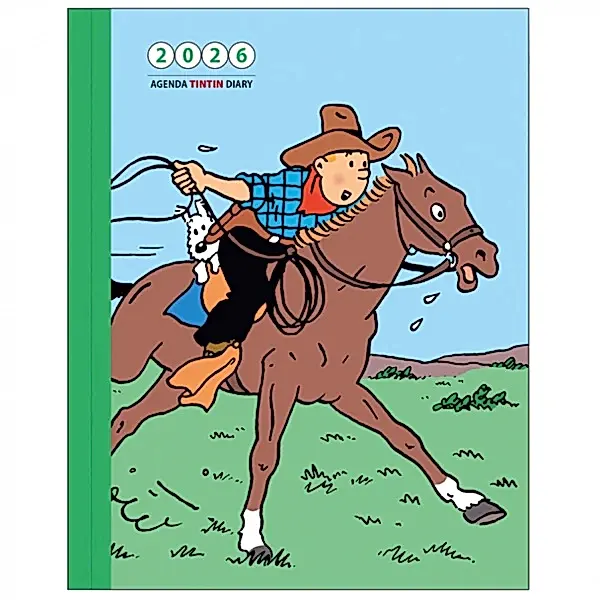 2026 Tintin Desk Diary