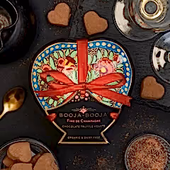 Booja-Booja Heart Shape Box Champagne Truffles