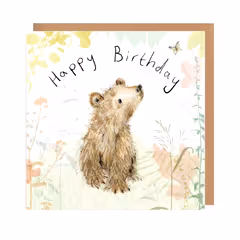Happy Birthday Clementine Bear Card