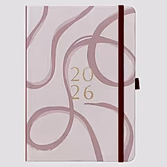 2026 A5 Pink Ribbon Day-A-Page Diary