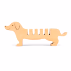 Dog Beechwood Cable Organiser