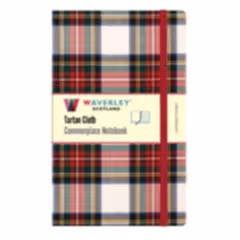 Tartan Cloth Notebook - Dress Stewart (Large)