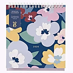 2026 Floral Flip-Top Desktop Calendar