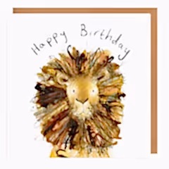 Gerry Lion Happy Birthday Card by Catherine Rayner