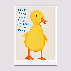 Live Each Day As If It Were Your First Postcard