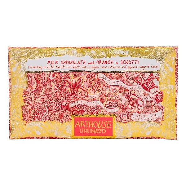 Love is in the Air Choc, Milk w/ Orange and Biscotti