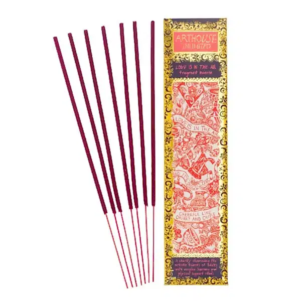 Love is in the Air Incense Sticks  (Gold Rods)