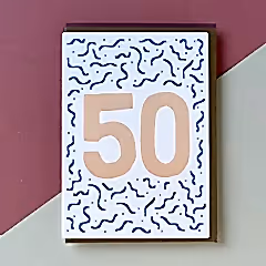 50 Birthday Card