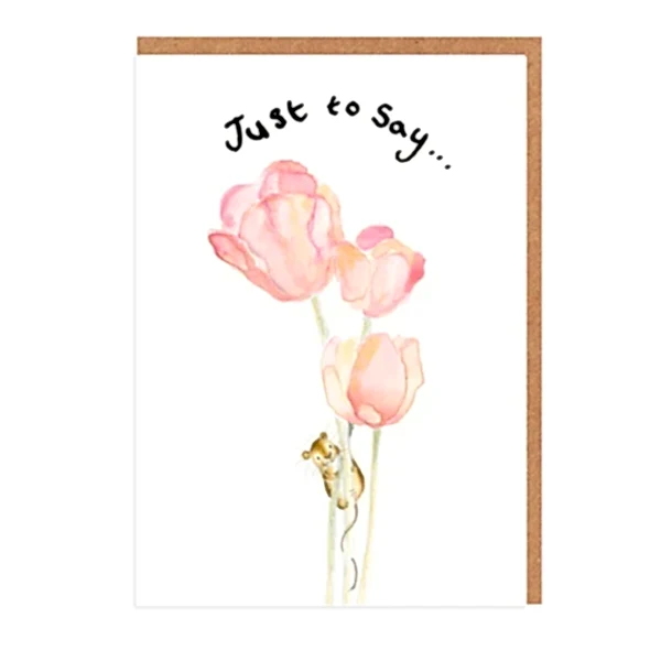 Just To Say.. Pippa Mouse Mini Card