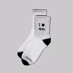 I Pea Peas Socks Large