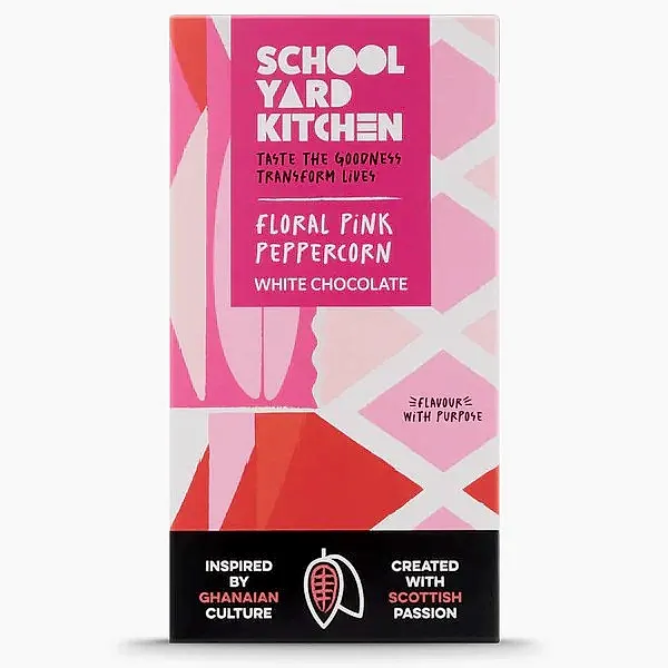 Pink Peppercorn White Chocolate Bar 27g