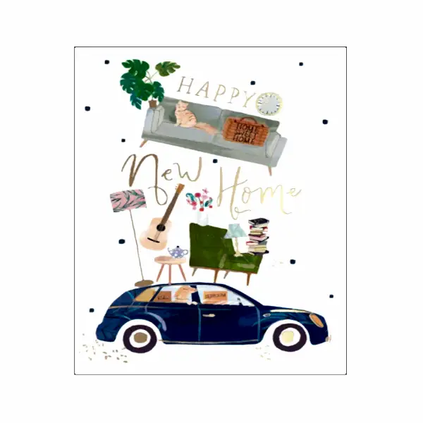 New Home Belongings Card
