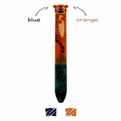 Tiger Click and Clack 2 Colour Ballpoint Pen