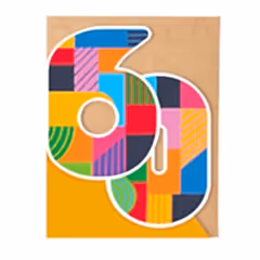 Age 60 Birthday Block Card