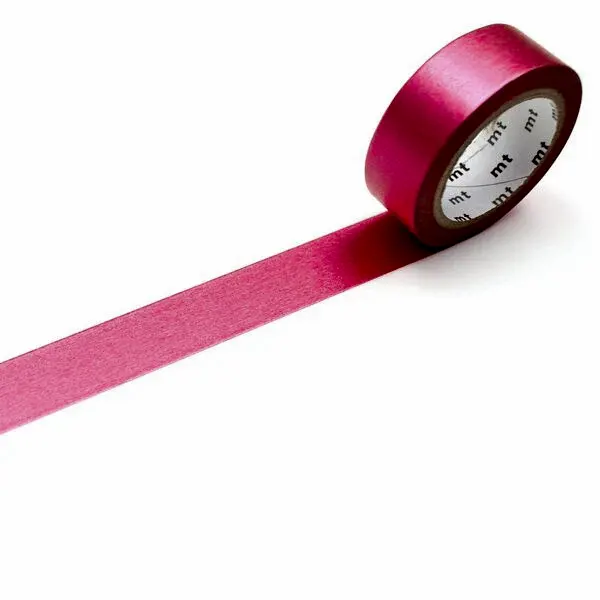Shiny Red Washi Tape Roll
