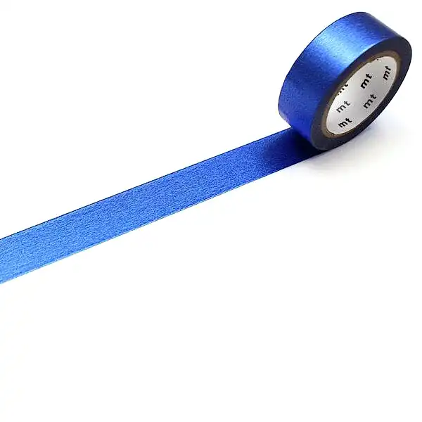 Shiny Blue Washi Tape Roll