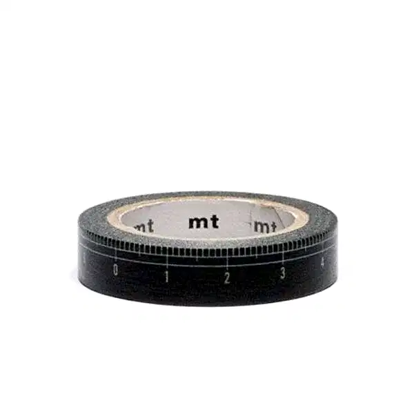 Black Ruler Washi Tape