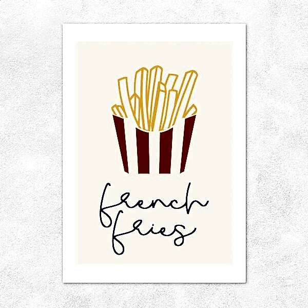 French Fries Card