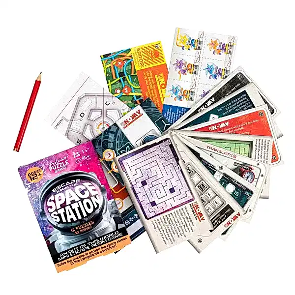 Escape From The Space Station Mini Escape Room Game