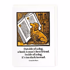 Outside of A Dog Card