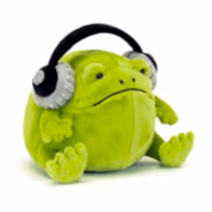 Jellycat Ricky Rain Frog Headphones