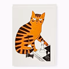 Chess Cat Card
