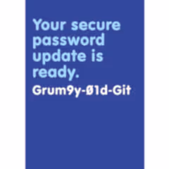 Secure Password Card