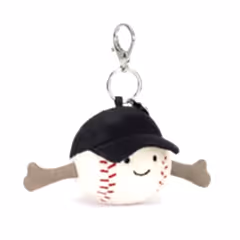 Jellycat Amuseables Sports Baseball Bag Charm